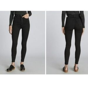 Black high waisted jeans